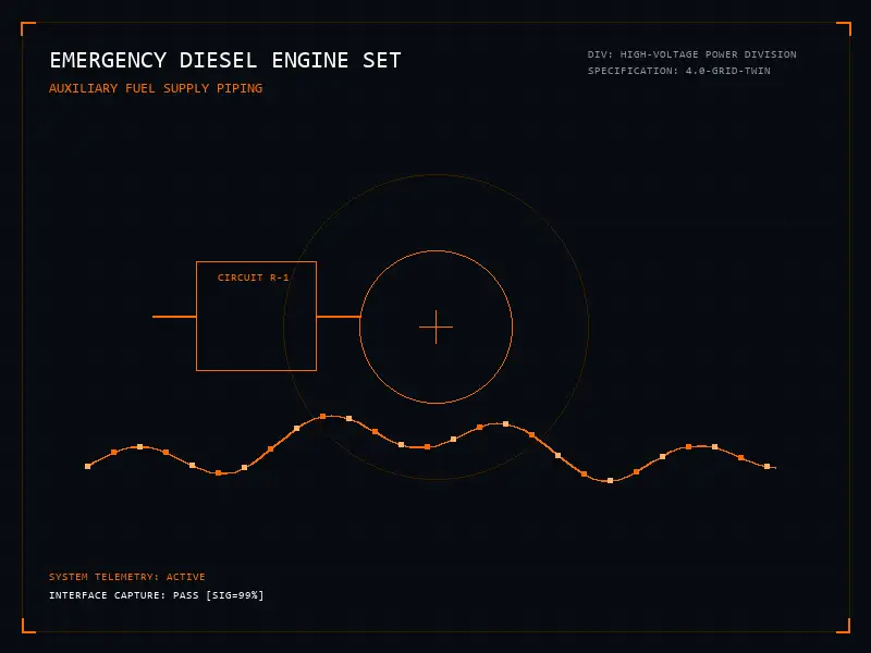 Backup Generators & High-Capacity ATS concept render