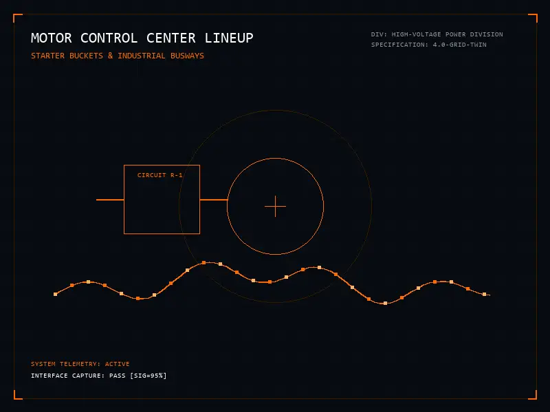 Motor Control Centers (MCC) & VFD Racks concept render